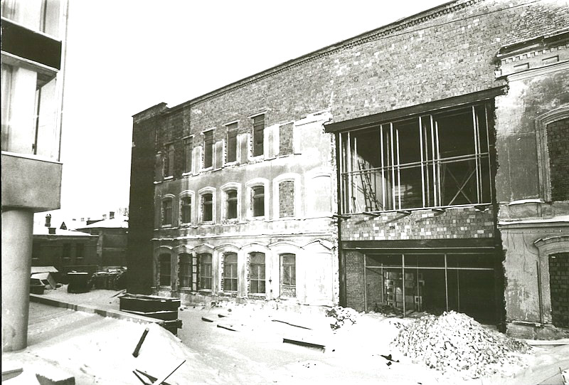 Строительство горьковского театра кукол. Январь 1976 год